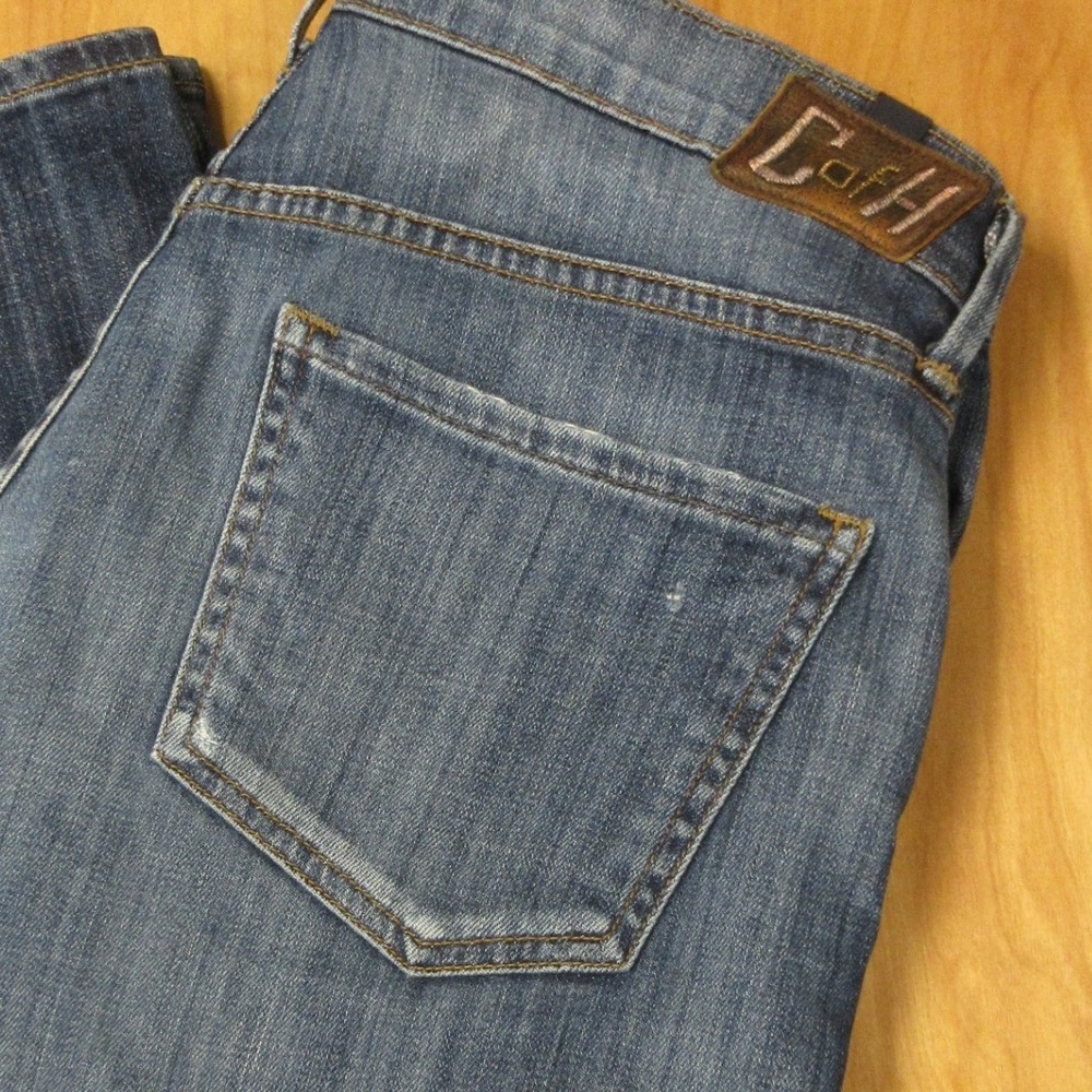 CITIZENS OF HUMANITY Dylan Relaxed Boy Jeans Size 29 Drama Blue Denim Button Fly
